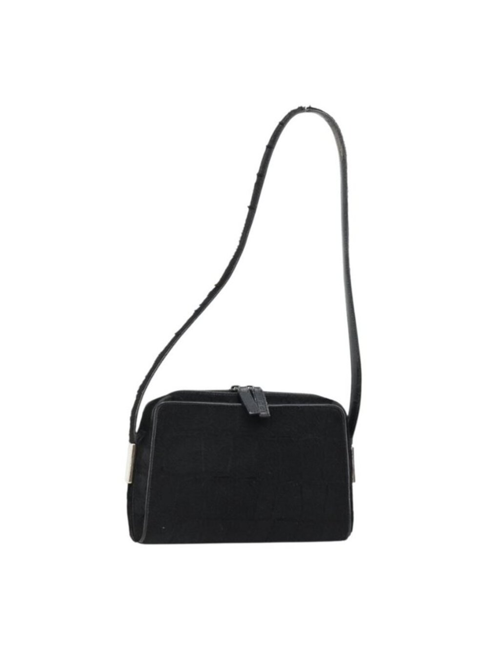 Authentic GUCCI Shoulder Bag Harako leather Black Silver 007 1014 0274 5